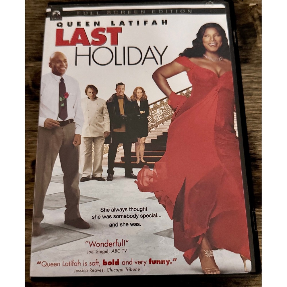 Paramount Last Holiday DVD Standard Excellent Queen Latifah LL Cool J Comedy